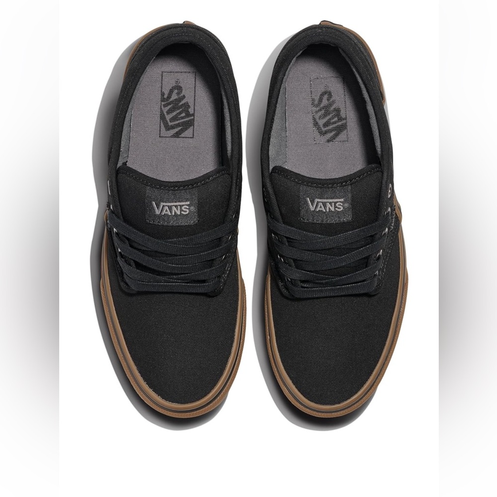 Vans Atwood Black & Tan Classic Skate Sneakers, Mens size 12, NWOT - Picture 3 of 7